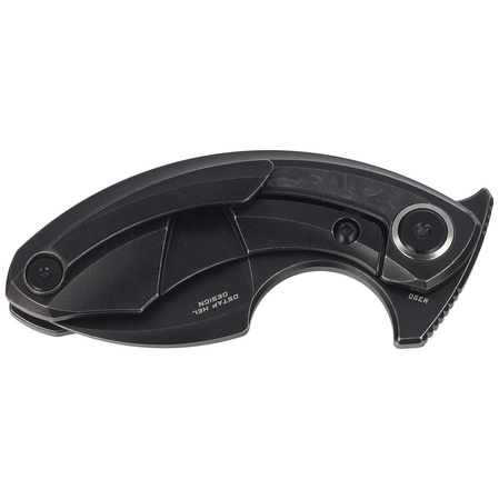 Nóż składany Bestech Strelit Black Titanium/Marbled Carbon Fiber, Black Stonewashed M390 by Ostap Hel (BT2103L)