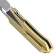 Nóż składany Remette RT-Woodpecker Gold Titanium, Hand Grinding Pearlescent M390 (RTWP-G)