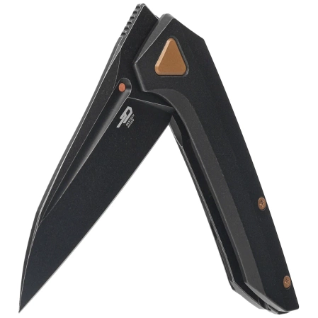 Bestech VK-Navi Knife Black Titanium, Black Stonewashed MagnaCut by Vulpex Knives (BT2404E)