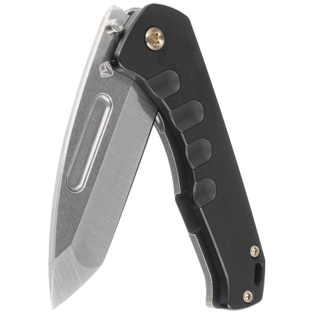 Nóż składany Medford Praetorian Swift FL Flipper Tumbled Tanto, Black Handle, Bronze HW/Clip, S45VN (MKFF2064TT-42TM-T1C1-Q4)