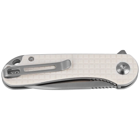 Nóż składany CIVIVI Elementum Flipper Patterned Ivory G10, Satin D2 (C907A-3)