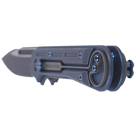 WE Knife Double Helix Blue Titanium, Black Stonewashed CPM S35VN (815C)