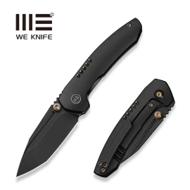 Nóż składany WeKnife Micro Trogon Black Titanium, Black Stonewashed M390 by Brian Brown (WE24043-1)
