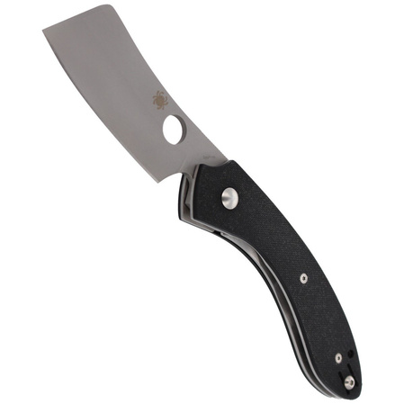 Spyderco ROC G-10 Black PlainEdge Knife (C177GP)