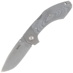 Nóż skladany MKM Hero Denim Canvas Micarta, Stonewashed M390 by Tommaso Rumici (MK HR-DCT)
