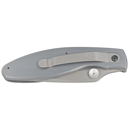 Muela KMC-7M Gray Aluminum/Black Micarta, Satin 440C Knife