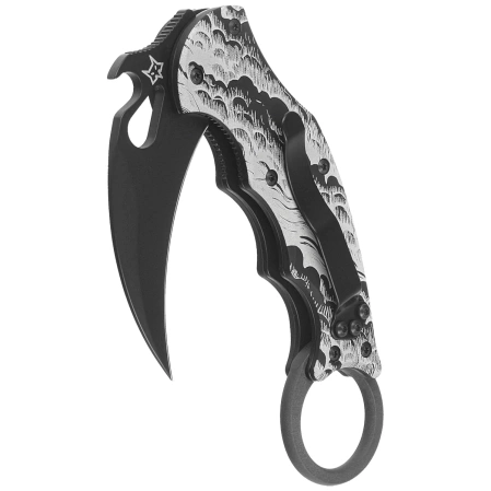 Fox The Storm Karambit Black Aluminum, Black N690Co (FX-599 ALB-2)