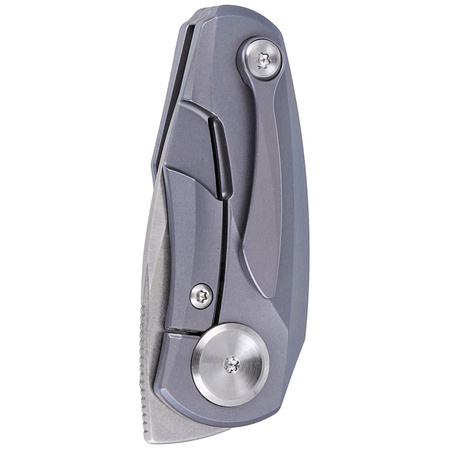 Nóż składany Bestech Tulip Frame Lock Blue Titanium, Stonewashed / Satin M390 by Ostap Hel (BT1913B)