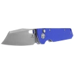 Nóż składany Bestechman Guardian Blue G10 w/ Carbon Fiber Pattern, Satin D2 (BMK11D)