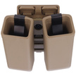 ESP Khaki Double Swiveling Holder for Magazines 9mm, .40 with UBC-04-2 Clip (MH-MH-44 KH)