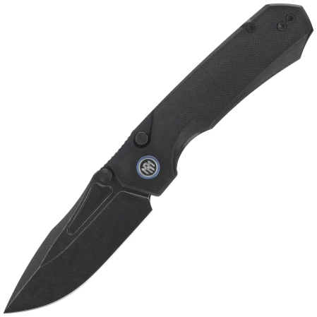 Remette Rhino Knife Black G10, Black Stonewashed Titanium D2 (RNDG1)