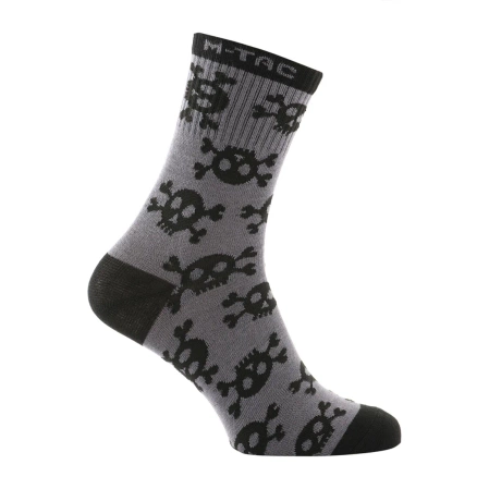 M-Tac Light Socks Mk.3 Pirate Skull Dark Gray (30903912)