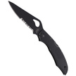 Spyderco Byrd Cara Cara 2 Stainless, Black Blade Combination (BY03BKPS2)