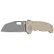 Demko AD20.5 Shark Foot Knife Coyote Tan G10, Stonewashed CPM S35VN by Andrew Demko (205-S35-SFCT)