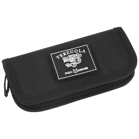 Nóż składany Fox Original Gangster OD Green Canvas Micarta, Stonewashed MagnaCut by Bob Terzuola (FX-ATC-OG01 MOD)