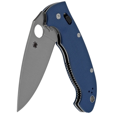 Nóż składany Spyderco Manix 2 XL Cobalt Blue, Satin CPM SPY27 by Eric Glesser (C95GPCBL2)