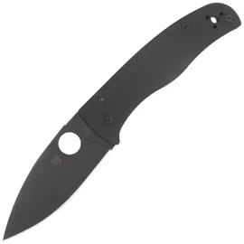 Nóż składany Spyderco Bodacious Black G10, Black DLC CPM S30V by Sal Glesser (C263GPBK)