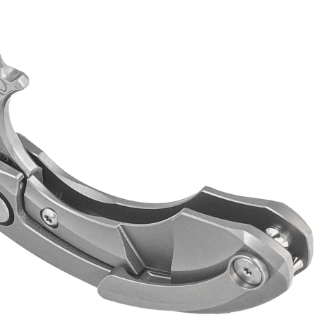 Bestech Strelit Grey Titanium Knife, Damascus by Ostap Hel (BT2103G)