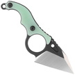 Nóż Kubey Hippocam KU166B Jade G10, Satin/Blackwashed D2