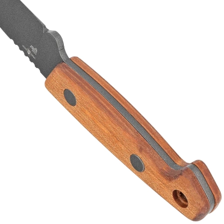 Turq Gear Wolf Drop Point Walnut Full Cubic HW Tungsten, Cerakote Tungsten Sleipner