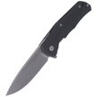 Nóż składany LionSteel T.R.E. G10 Black, Stone Washed Blade (TRE GBK)