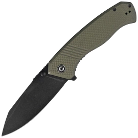 Nóż składany Civivi Placoid OD Green G10, Black Stonewashed 14C28N (C23079-3)