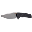 Nóż składany WeKnife Subjugator Gray Titanium/Marble Carbon Fiber, Satin CPM 20CV (WE21014D-1)