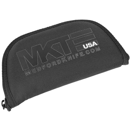 Nóż składany Medford USMC FF "Solar Flare"/Blue Titanium, Bronze HW/Clip, Tumbled S45VN by Grreg Medford (MK204STQ-03A2-T1C1-P1)