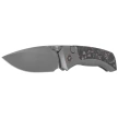 Remette RT-Steed Knife Gray Titanium/Black-Pink Carbon Fiber, Pearlescent M390 (RTWS-TP)
