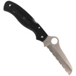 Spyderco Atlantic Salt Black FRN SpyderEdge Rescue Knife (C89SBK)