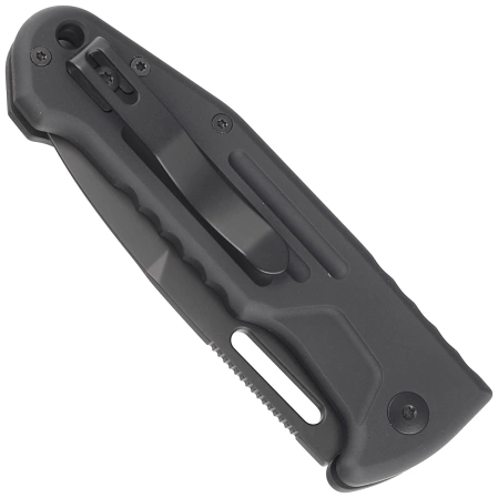 Nóż automatyczny Fox New Smarty SP Black Aluminium, Black PVD N690Co by Stefano De Lorenzi (FX-503SP B)