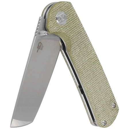 Nóż składany Bestech Sledgehammer Beige Micarta, Satin / Stonewashed D2 (BG31D)
