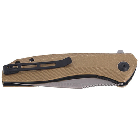CIVIVI Knife Baklash Stonewashed Brass, Satin Finish (C801J)