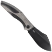 Bestech Lockness Black Canvas Micarta/Titanium, Black Stonewashed M390 by Koens Craft Knife (BT2205F)