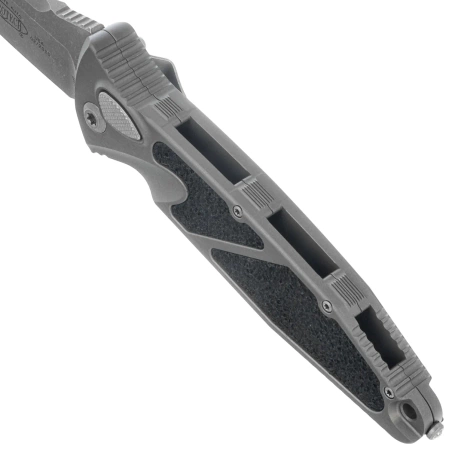 Nóż automatyczny Microtech Socom Elite Auto S/E Natural Clear Aluminium, Apocalyptic M390 by Tony Marfione (160A-10APNC)