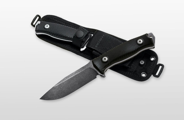 LionSteel G10 Black, PVD / Stone Washed Sleipner (M5B G10)