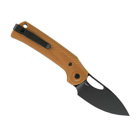 Nóż składany Reate PL-XE Tan G10, Black PVD Nitro-V (PL-XE-TANG10.PVD)