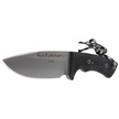 Muela Knife Full Tang Black Canvas Micarta, Satin 1.4116 CRYO-T (GAVILAN M)