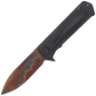 Medford TFF-4 Drop Point Knife Black Titanium / Black G10, Flm HW, Blue Clip, Vulcan S45VN by Greg Medford (MK1404VD-30PV-TFCF-BP)
