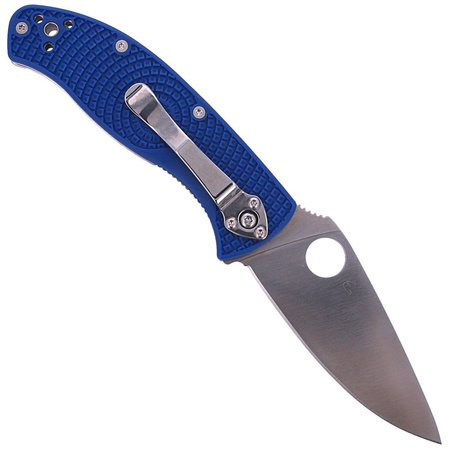 Nóż składany Spyderco Tenacious Lightweight Blue FRN, Satin CPM S35VN by Eric Glesser (C122PBL)