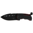 Herbertz CJH Hit Black Polymer Knife, Black Blade (44183 - 208312)