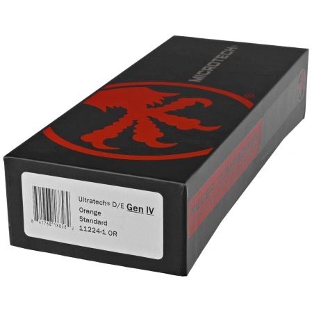 Microtech Ultratech Gen IV D/E OTF Knife Orange Aluminum, Black M390MK by Tony Marfione (11224-1OR)