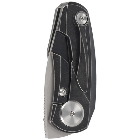 Bestech Tulip Frame Lock Knife Black Titanium, Fine Stonewashed M390 by Ostap Hel (BT1913E)