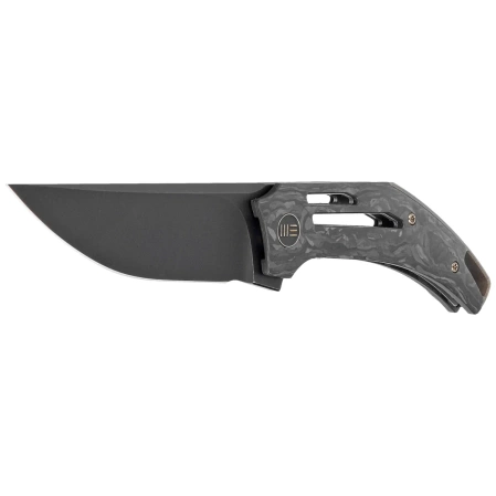 WE Knife Speedliner Shredded Carbon Fiber, Black Stonewashed CPM 20CV by Tashi Bharucha (WE22045B-2)