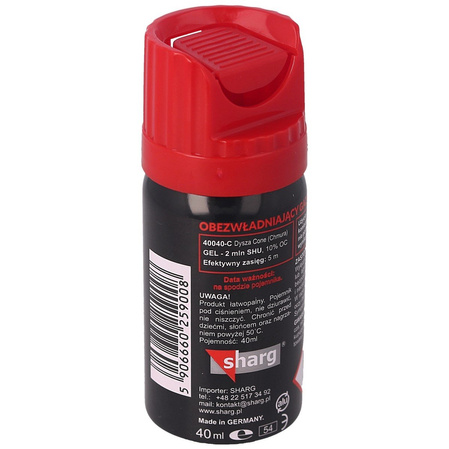 Sharg Nato Defence Gel 2mln Pepper Spray, Cone 40ml (40040-CR)