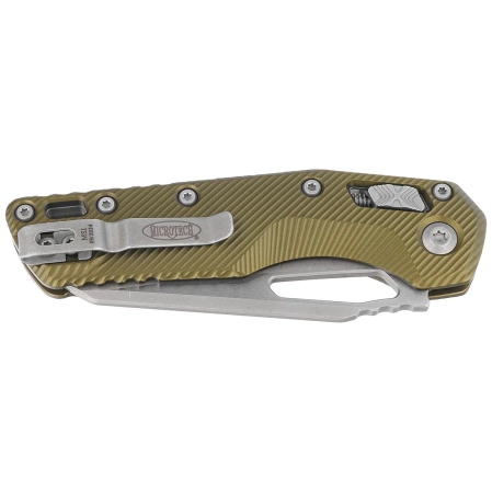 Microtech MSI S/E Knife OD Green Fluted Aluminum, Apocalyptic M390MK by Tony Marfione (210-10APFLOD)