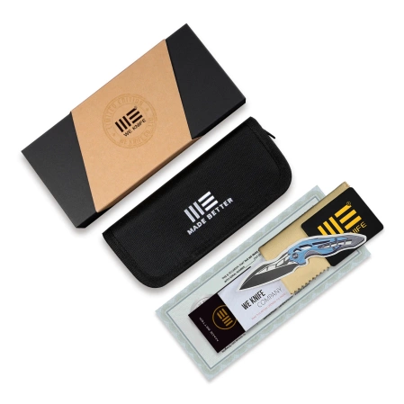 WE Knife Orpheus LE No ???/155 Gray Titanium / Aluminium Foil CF, Hand Rubbed Satin CPM 20CV (WE23009-2)