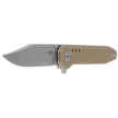 Nóż składany Bestech Syntax CP Beige G10, Stonewashed/Satin CPM 154CM by Todd Knife and Tool (BG41B)