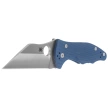 Spyderco Yojimbo 2 Knife Cobalt Blue G10, Satin CPM SPY27 by Michael Janich (C85GPCBL2)
