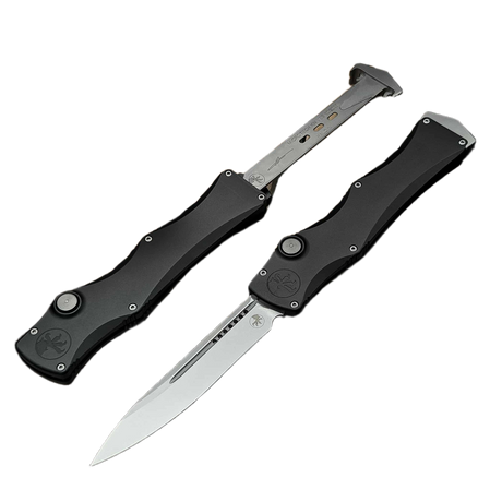 Nóż automatyczny OTF Microtech Halo Gen IV S/E Marfione Select Black Aluminium, Stonewashed M390MK by Tony Marfione (1150-10MS1)